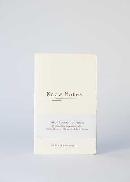 Know Notes Pocket Notebooks