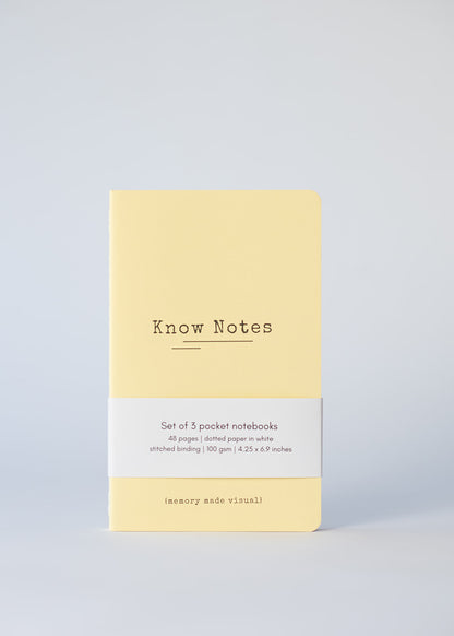 Know Notes Pocket Notebooks